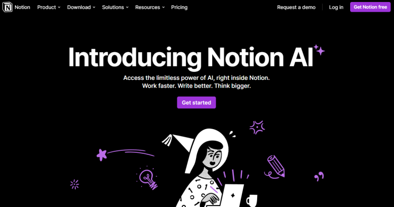 Notion - AI Productivity Website