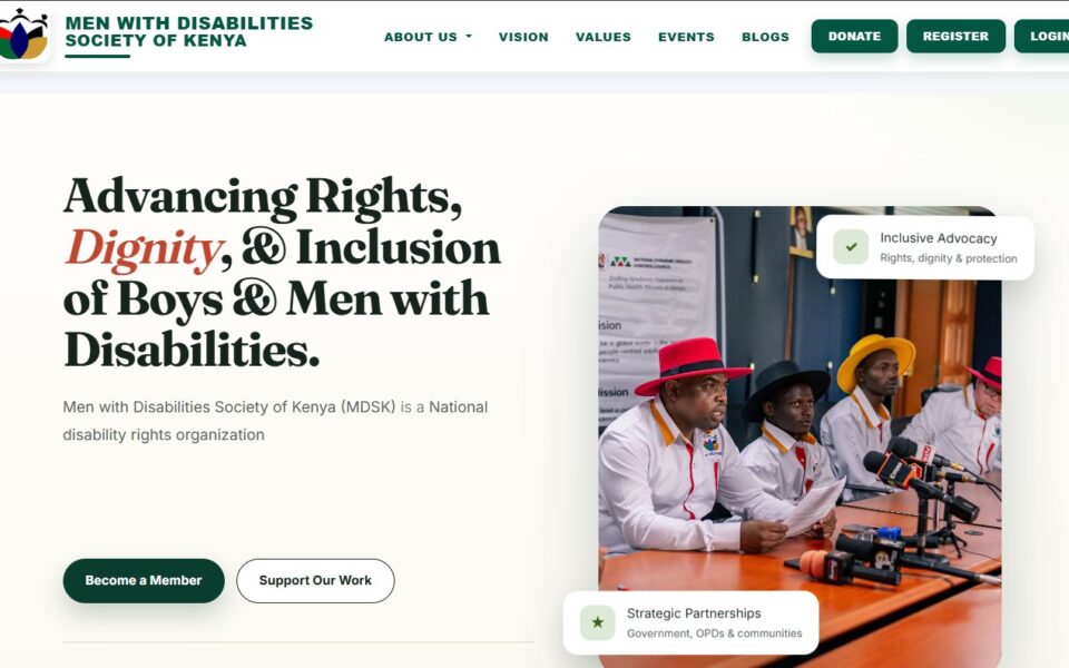 Men with Disabilities Society Kenya