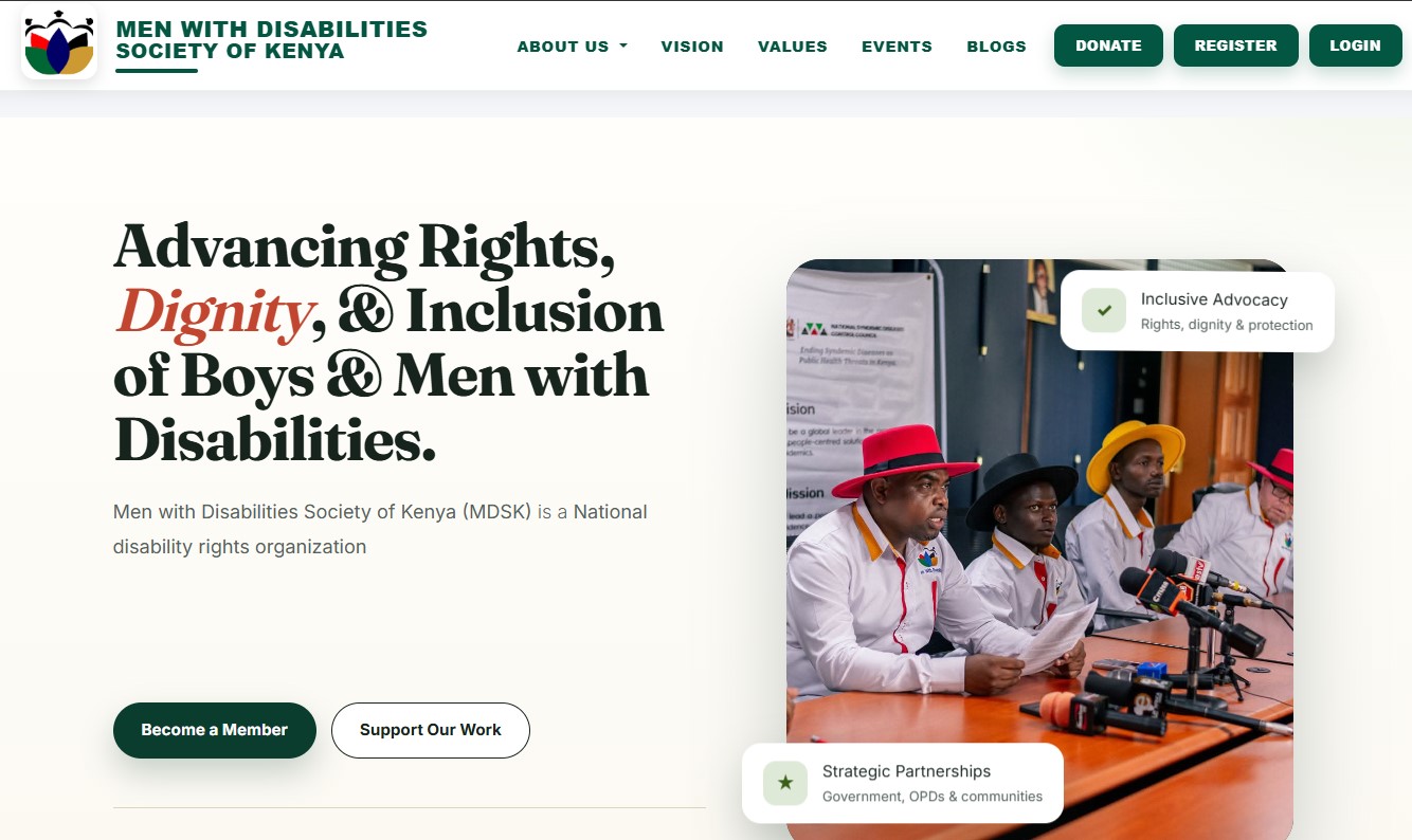 Men with Disabilities Society Kenya